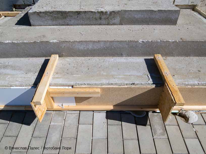 кладка лестницы