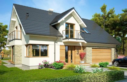 Изображение Быстровозводимый каркасно-панельный дом для проживания AET-016