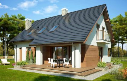 Изображение Быстровозводимый каркасно-панельный дом AET-006