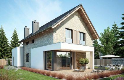 Изображение Быстровозводимый каркасно-панельный дом AET-010