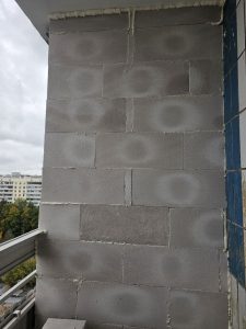 стена из пеноблоков