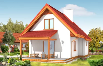 Изображение Каркасно-панельный дом 7 на 8 AET-137