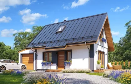 Изображение Каркасно-панельный дом 6 на 8 AET-122