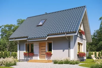 Изображение Каркасно-панельный дом 6 на 8 AET-124