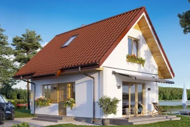 Каркасно-панельный дом 6 на 8 AET-125