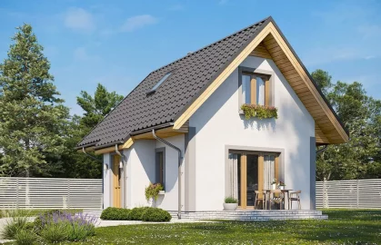 Изображение Каркасно-панельный дом 6 на 8 AET-128