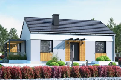 Изображение Каркасно-панельный дом 6 на 8 AET-132