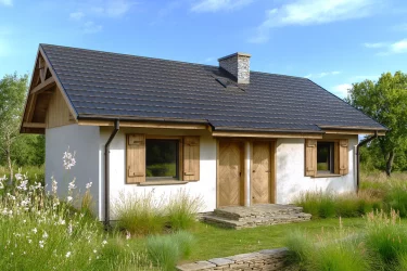 Каркасно-панельный дом 6 на 10 AET-159