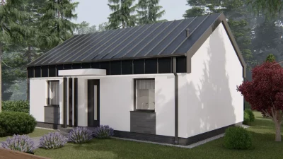 Каркасно-панельный дом 6 на 10 AET-162