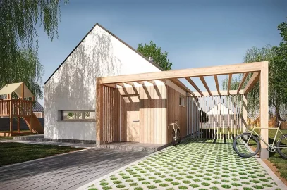 Изображение Каркасно-панельный дом 6 на 10 AET-166