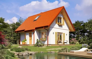 Каркасно-панельный дом 7 на 8 AET-133