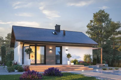 Изображение Каркасно-панельный дом 6 на 9 AET-144