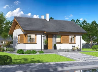 Каркасно-панельный дом 6 на 9 AET-146