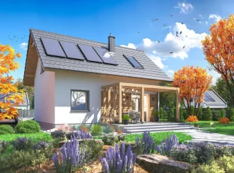 Каркасно-панельный дом 6 на 9 AET-148