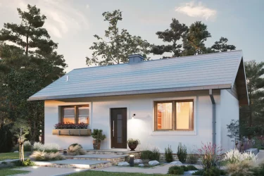 Каркасно-панельный дом 68,90 м² AET-197