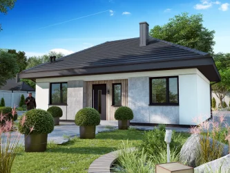 Каркасно-панельный дом 69,95 м² AET-199