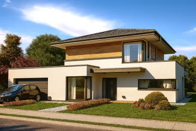 Изображение Двухэтажный каркасно-панельный дом AET-250