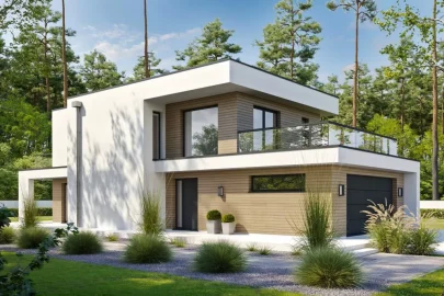 Изображение Двухэтажный каркасно-панельный дом AET-251