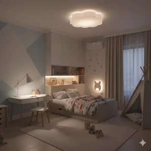 детская со включенным светом