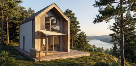 Изображение Каркасно-панельный дом по канадской технологии AET-264